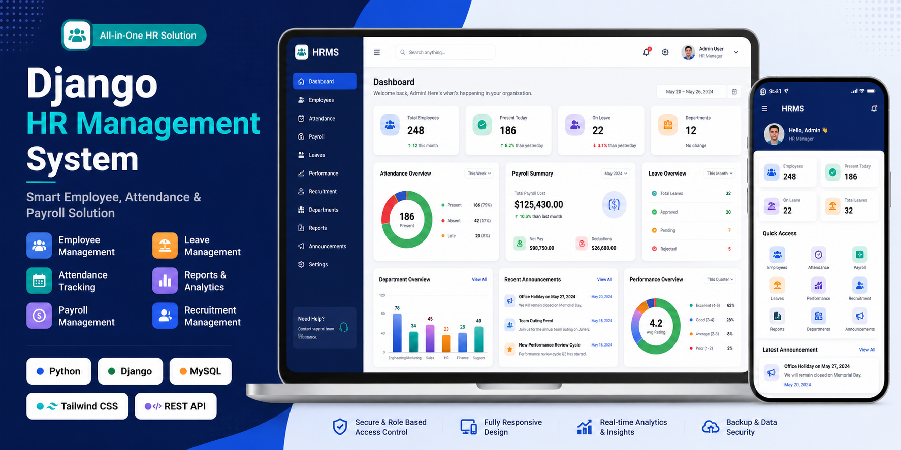 Django HR Management System